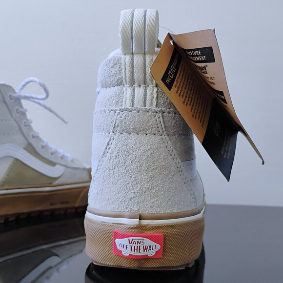 Vans Women Sk8-Hi MTE-2 Waterproof Suede in Warmth & Cheer Cornstalk/Marshmallow - Picture 10 of 15